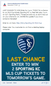 the facebook page