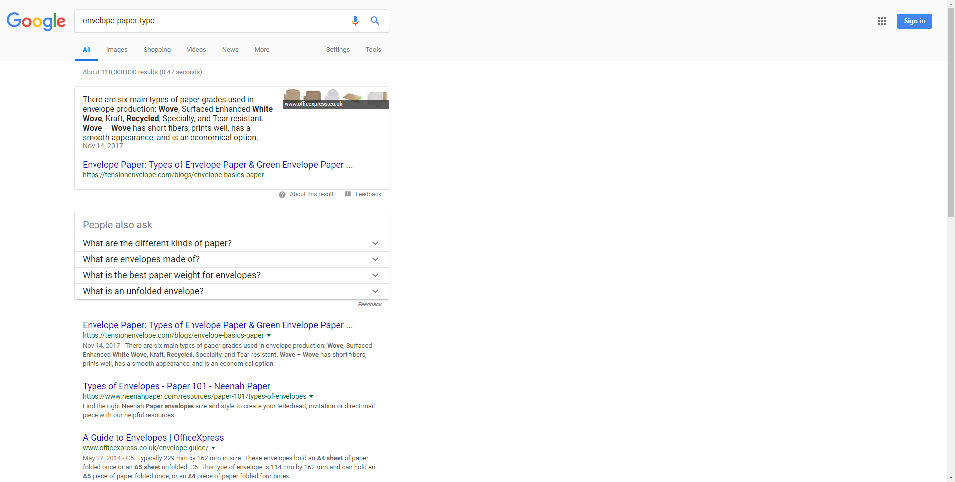 Tension Corporation Organic Search slide #1