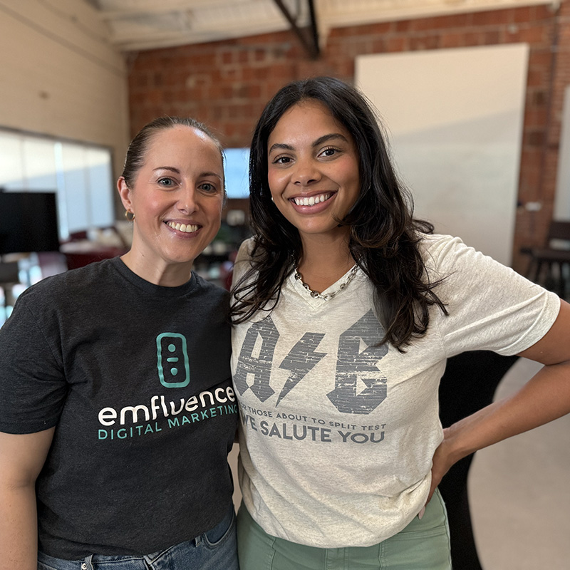 emfluence employees at event